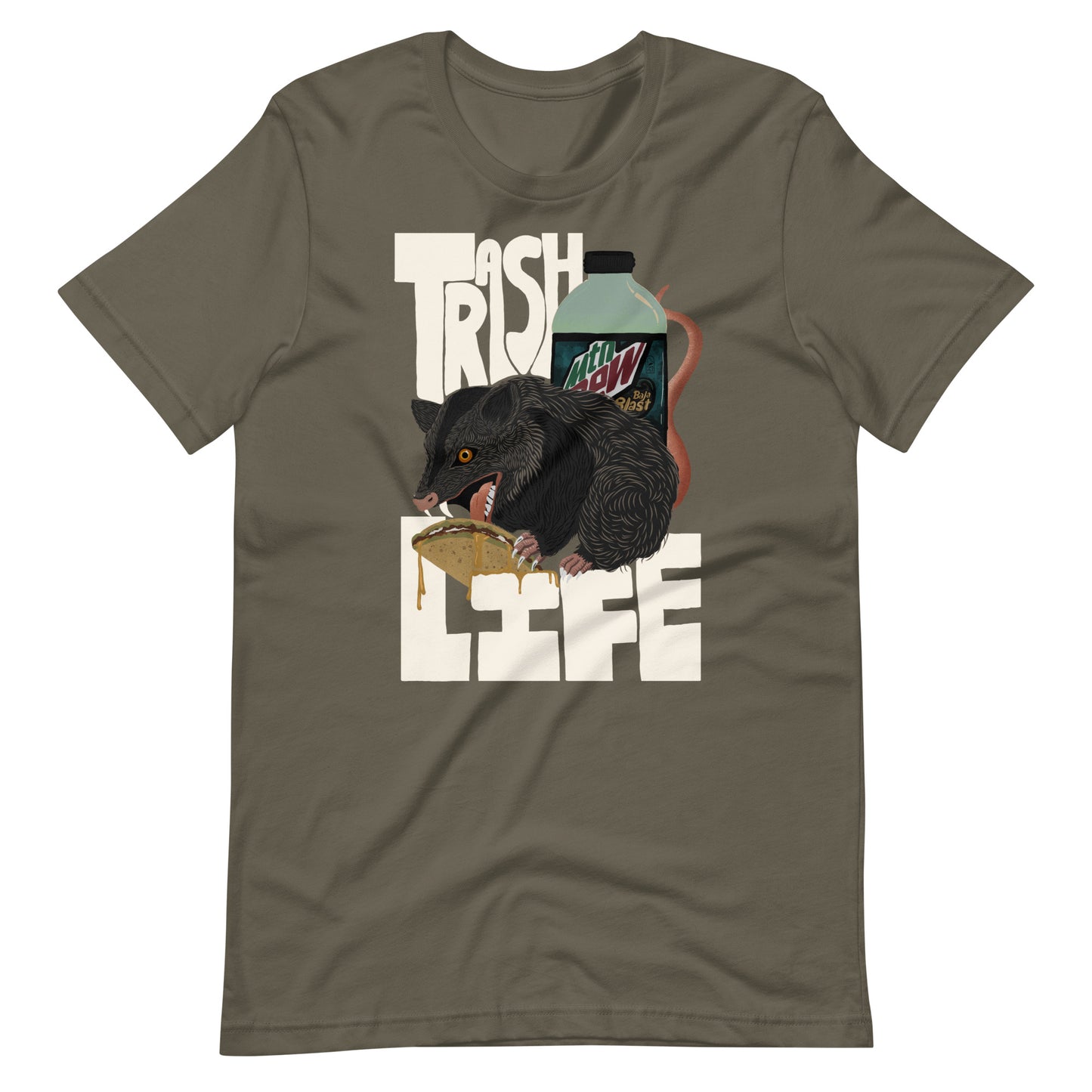 Trash (Dark colour variants) Unisex t-shirt