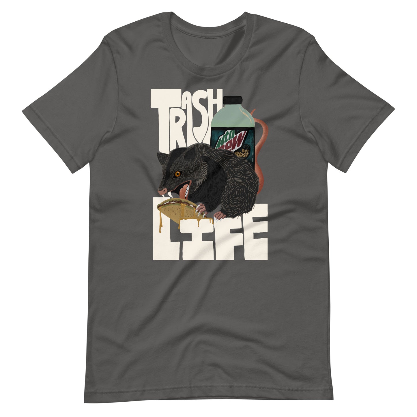 Trash (Dark colour variants) Unisex t-shirt