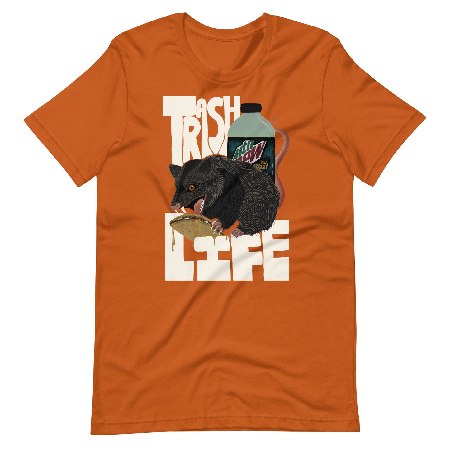 Trash (Dark colour variants) Unisex t-shirt