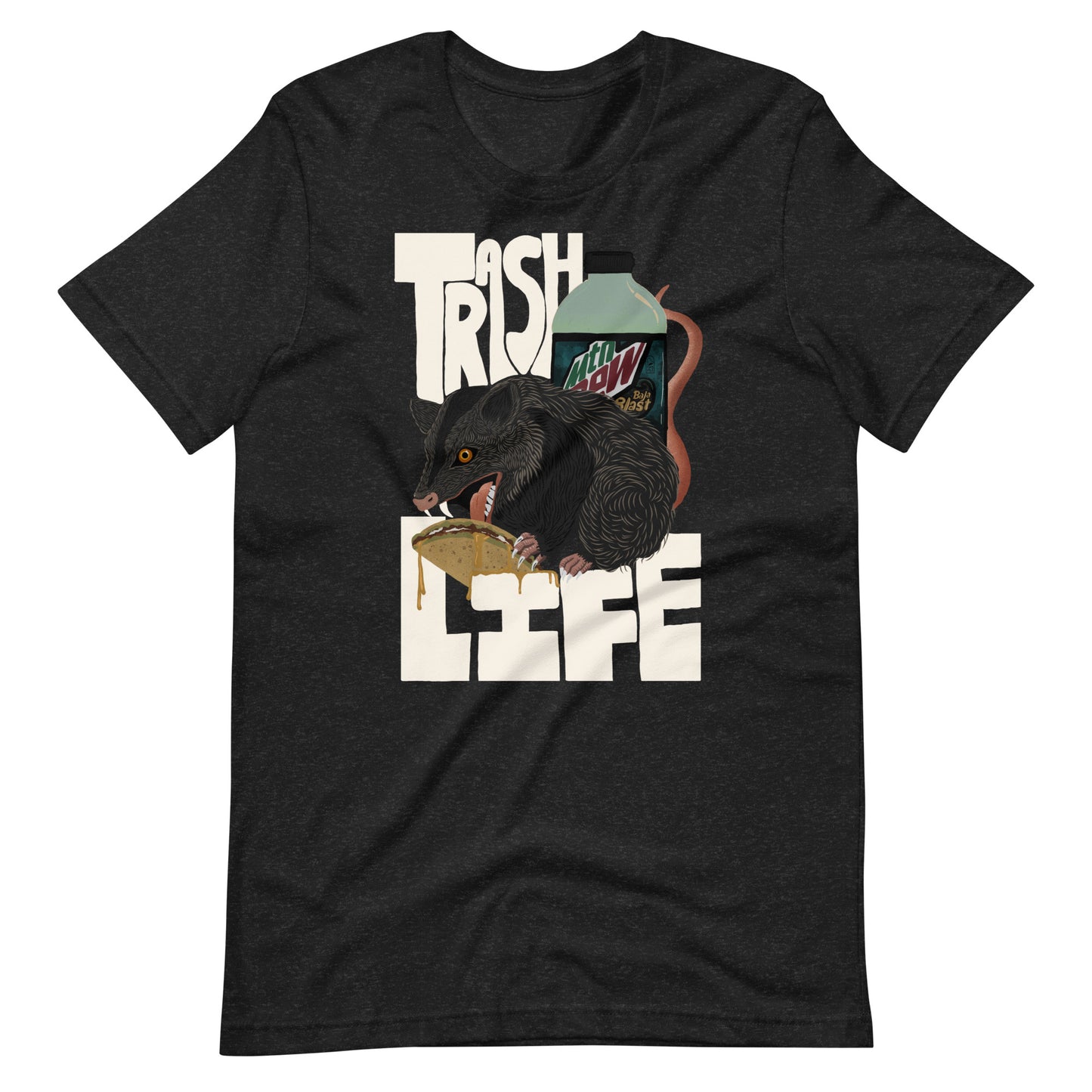 Trash (Dark colour variants) Unisex t-shirt