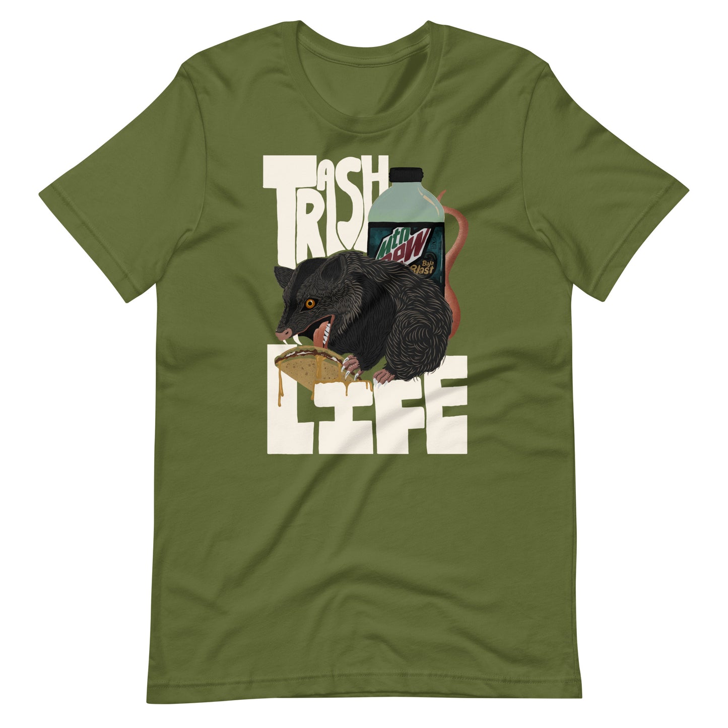 Trash (Dark colour variants) Unisex t-shirt