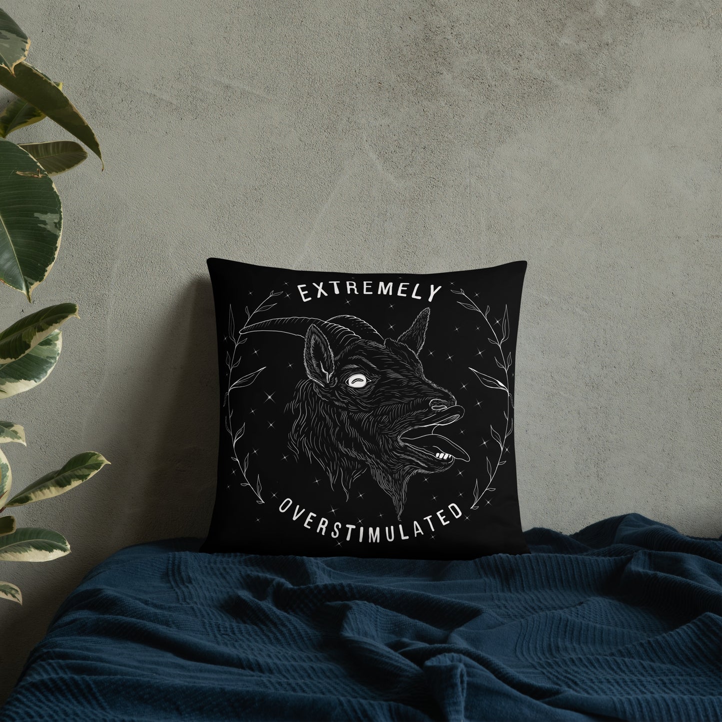 Overstimulated Basic Pillow