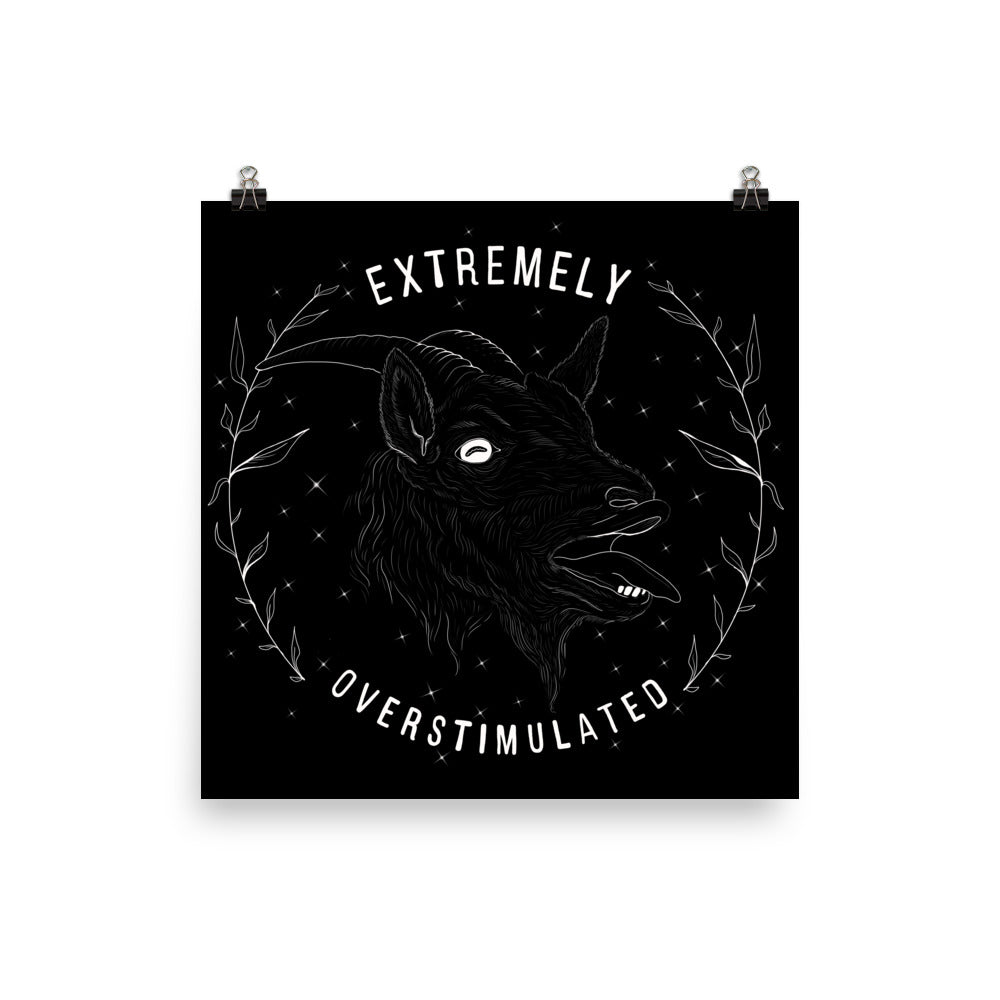 Overstimulated Photo paper poster
