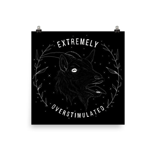 Overstimulated Photo paper poster