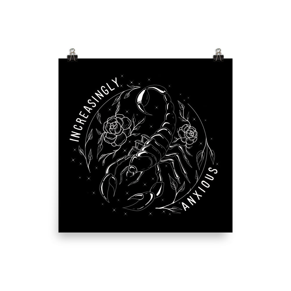 Anxious Photo paper poster