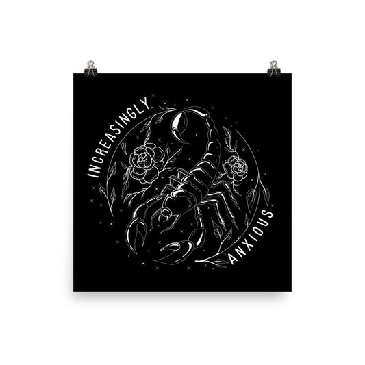 Anxious Photo paper poster